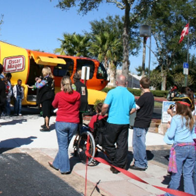 2005 Weinermobile at Shriners Hospital for Children